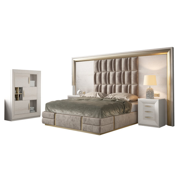Jerri Standard 3 Piece Bedroom Set By Everly Quinn Modern